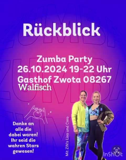 Zumba Party 26.10.2024 in Zwota